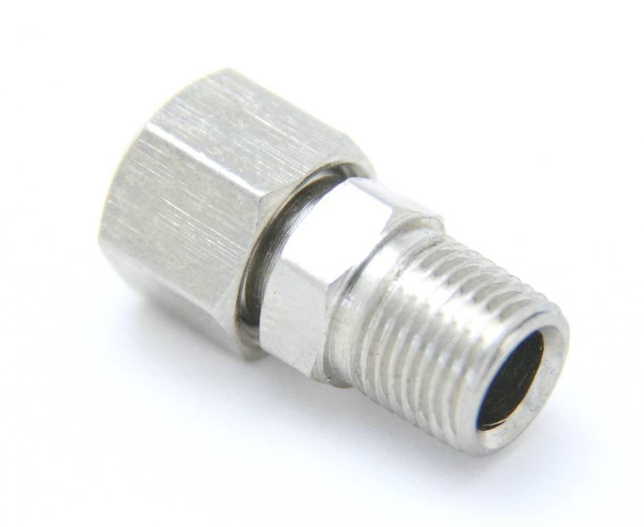 Nitrous Outlet 1/8" Male NPT x 1/4" Compression Fitting - 00-01501-B