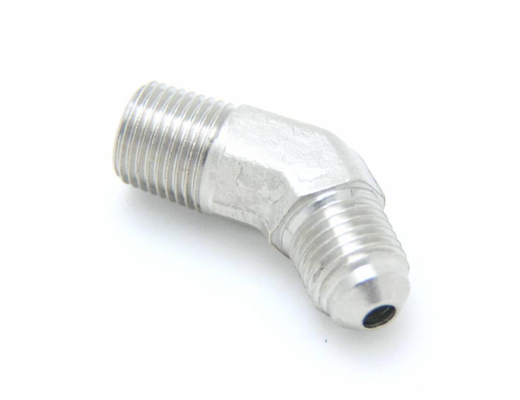 Nitrous Outlet 1/8" NPT x 3AN 45° Fitting - 00-01250-B
