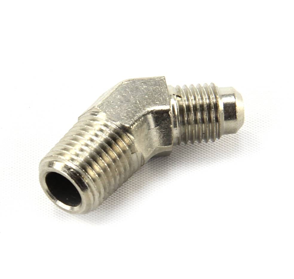 Nitrous Outlet 1/4" NPT x 4AN 45° Fitting - 00-01254-B