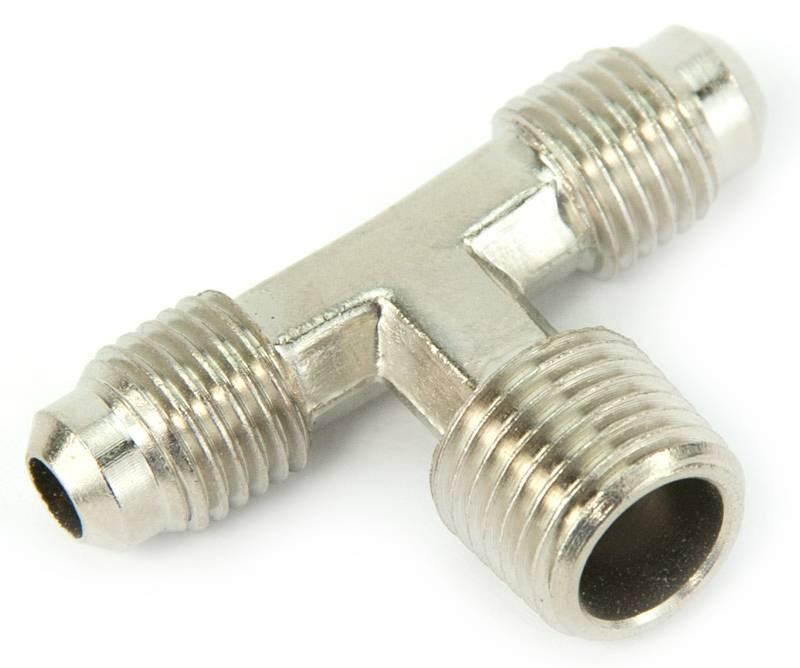 Nitrous Outlet 1/4" NPT x 4AN x 4AN Tee Fitting - 00-01404-B