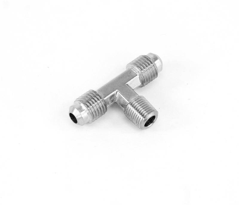 Nitrous Outlet 1/8" NPT x 4AN x 4AN Branch T Fitting - 00-01401-B