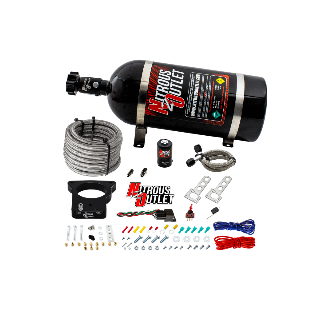 Nitrous Outlet GM 78mm Dry LSX Plate System (10lb Bottle) - 00-10102-DRY-10