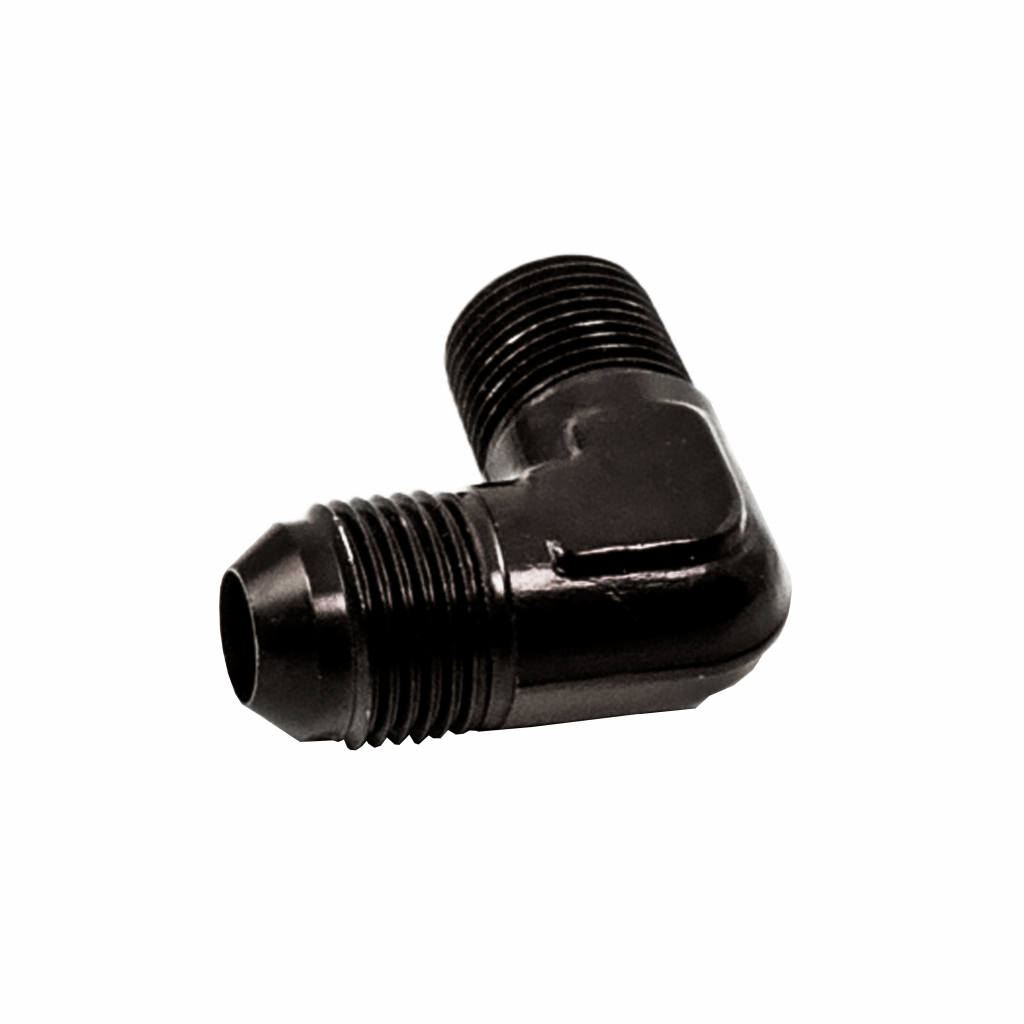 Nitrous Outlet 3/8" NPT x 8AN 90° Fitting - 00-01359