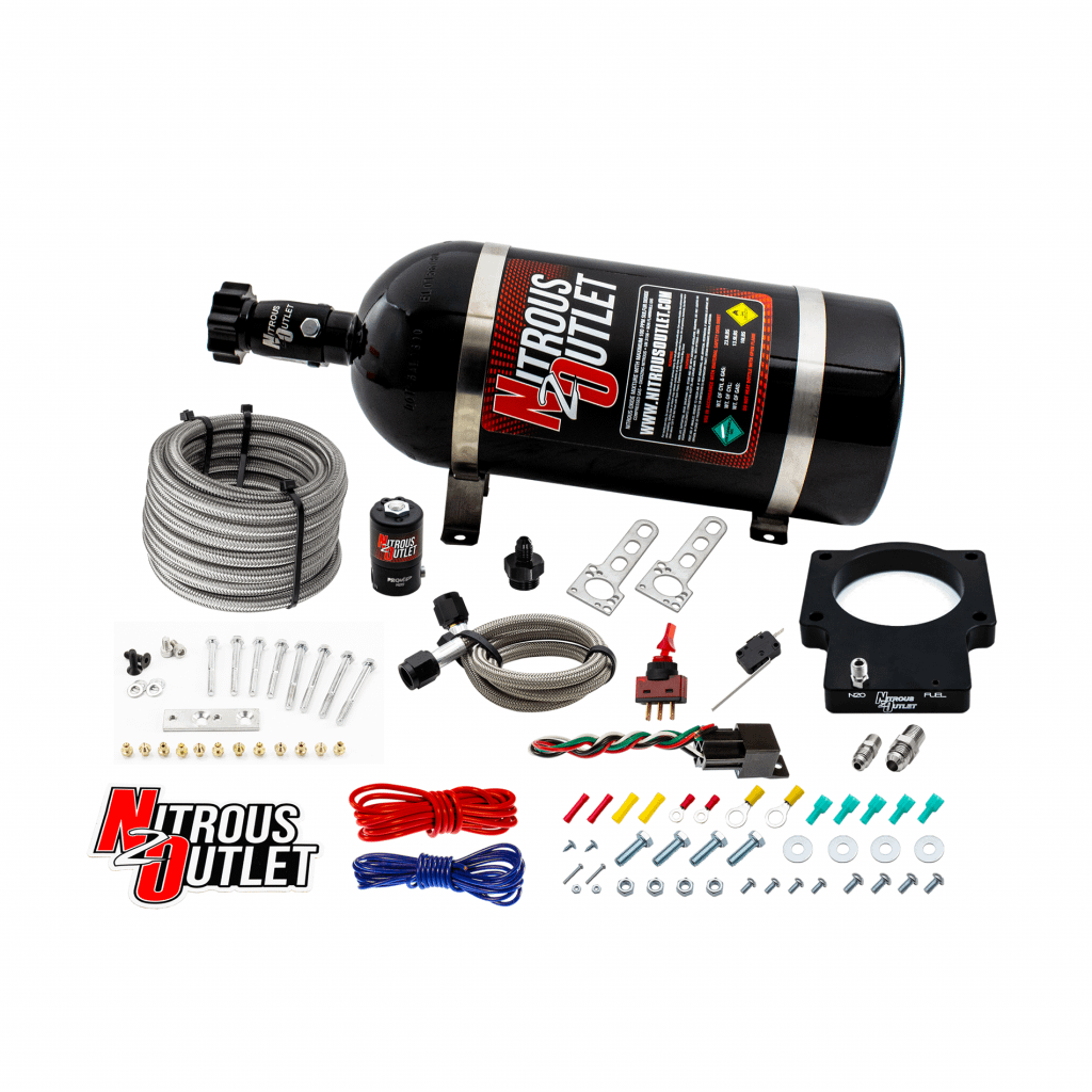 Nitrous Outlet GM LSX 92mm Dry Plate System (10lb Bottle) - 00-10113-DRY-10