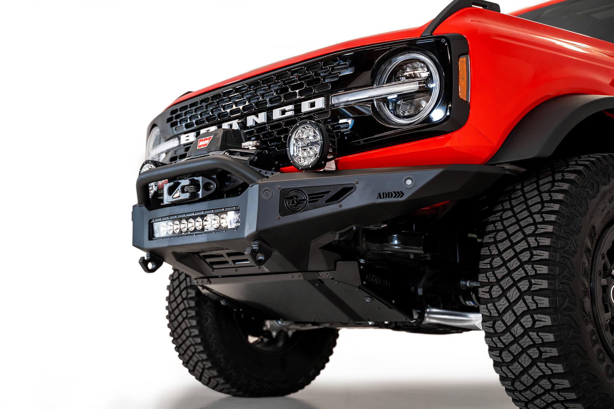 ADD F230181060103 Rock Fighter Front Winch Bumper (2021+ Ford Bronco)