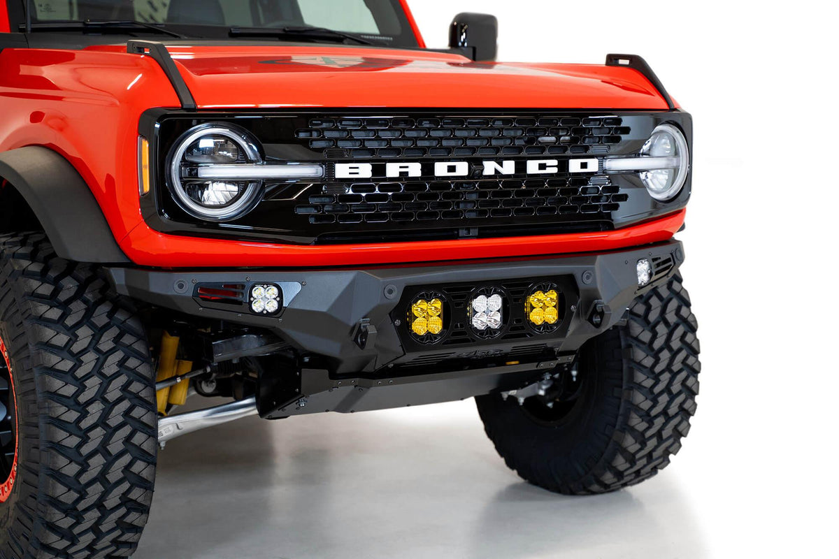 Addictive Desert Designs F230194120103 Bomber Front Bumper (Baja) (2021-2025 Ford Bronco)