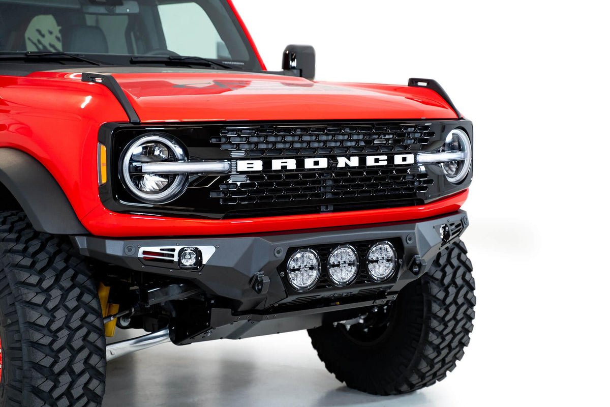 Addictive Desert Designs F230194130103 Bomber Front Bumper (RIGID) (2021-2025 Ford Bronco)