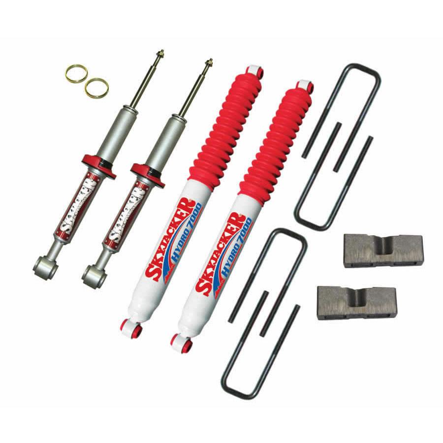 Skyjacker Suspension Lift Kit w/Shock 3 Inch Lift Incl. 2 Hydro Shocks Red Boot 04-08 Ford F-150 04 Ford F-150 Heritage - F432STBH-R