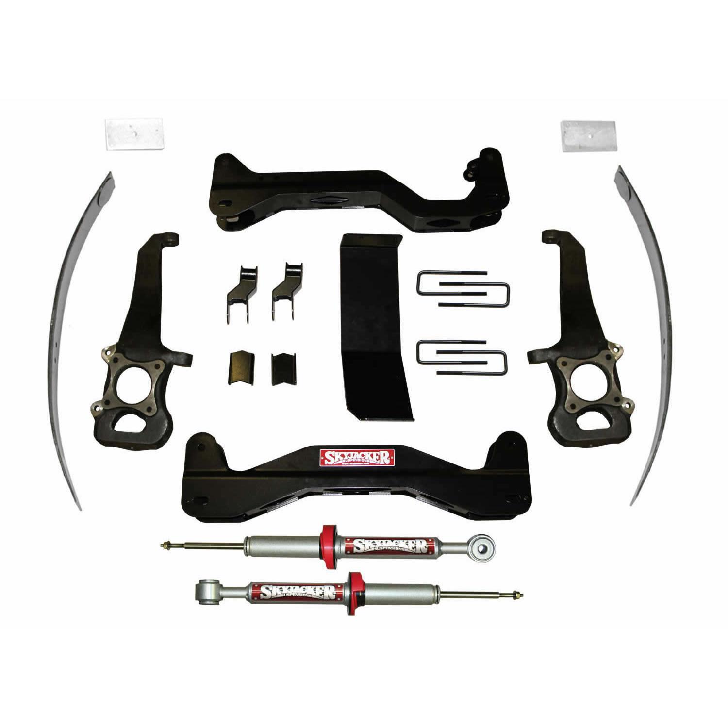Skyjacker Lift Kit 6 Inch Lift 04-08 Ford F-150 Includes Replacement Performance Front Struts Steering Knuckles No Skid Plate - F4601K-NSP