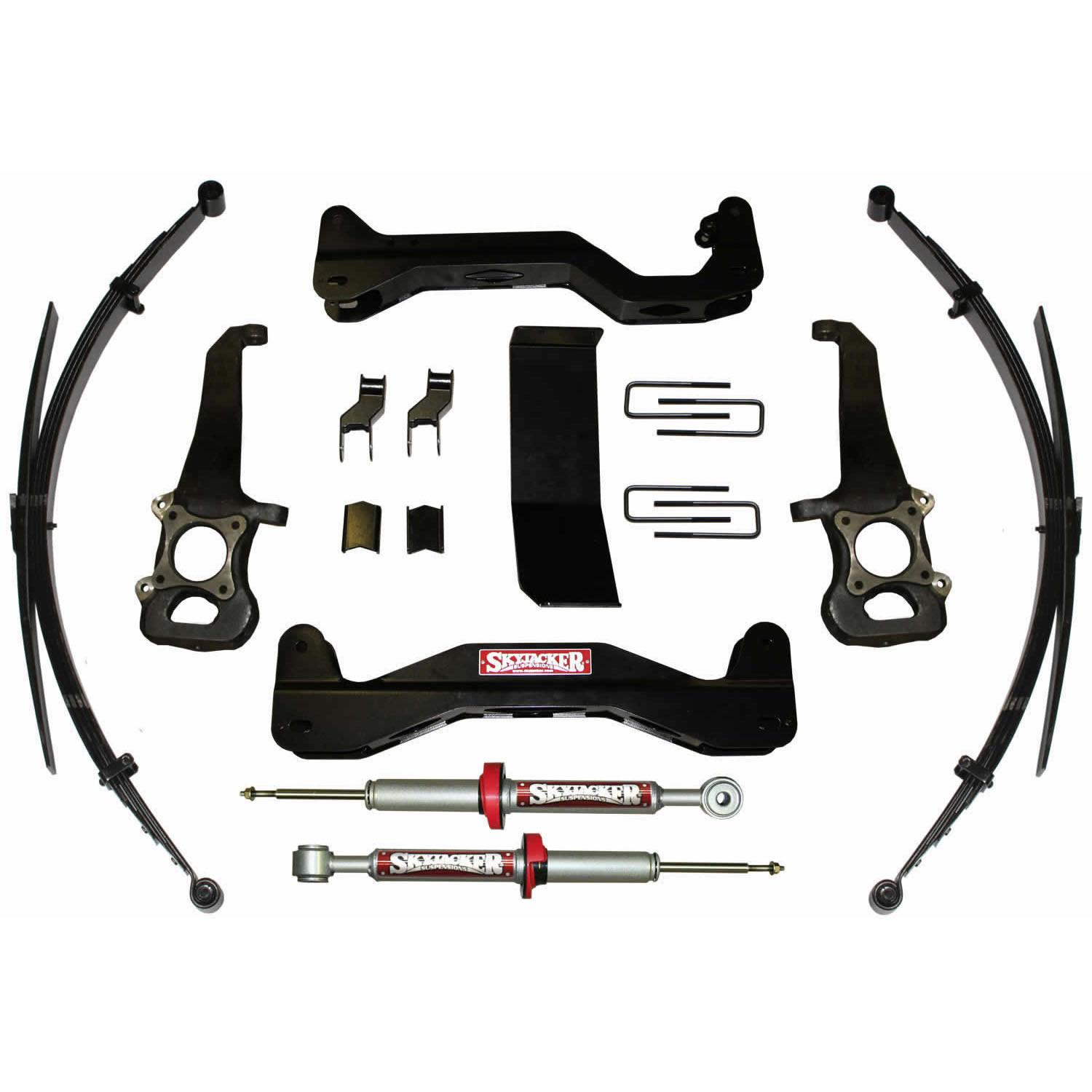Skyjacker Lift Kit 6 Inch Lift 04-08 Ford F-150 Includes Replacement Performance Front Struts Rear Springs Steering Knuckles No Skid Plate - F4601KS-NSP