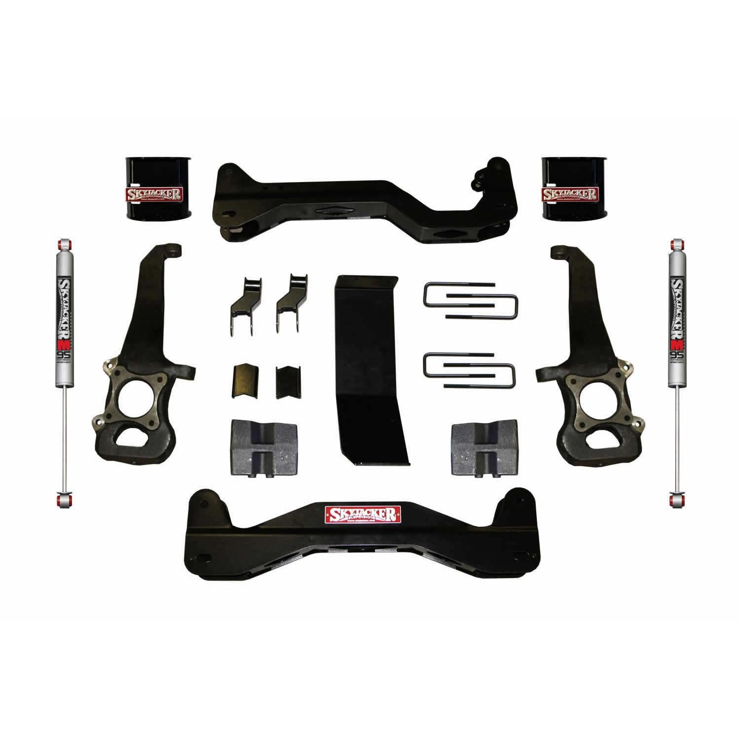 Skyjacker Suspension Lift Kit w/Shock w/M95 Monotube Shocks 6 Inch Lift 04-08 Ford F-150 - F460BKM