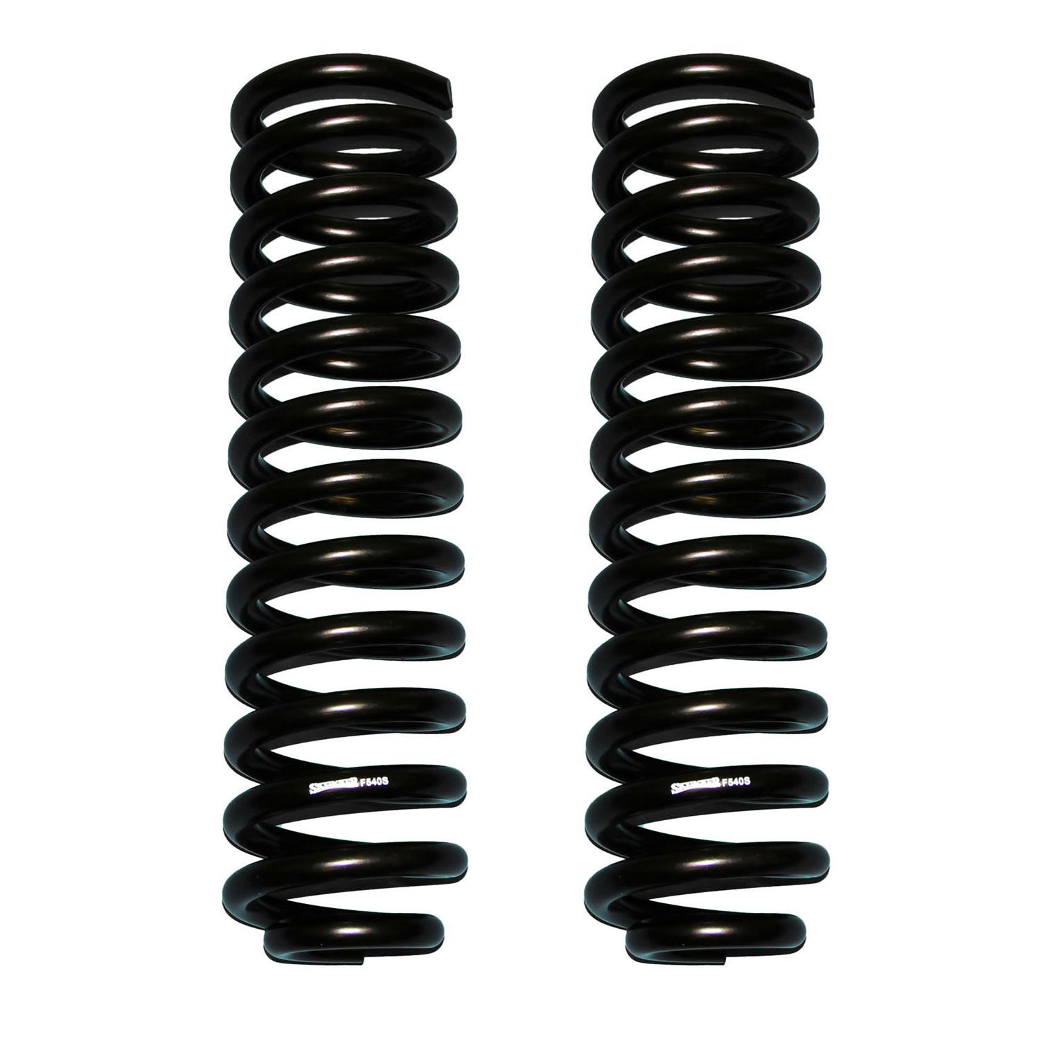 Skyjacker Softride Coil Spring Set Of 2 Front w/4 Inch Lift Black 05-18 Ford F-350/F-250 Super Duty - F540