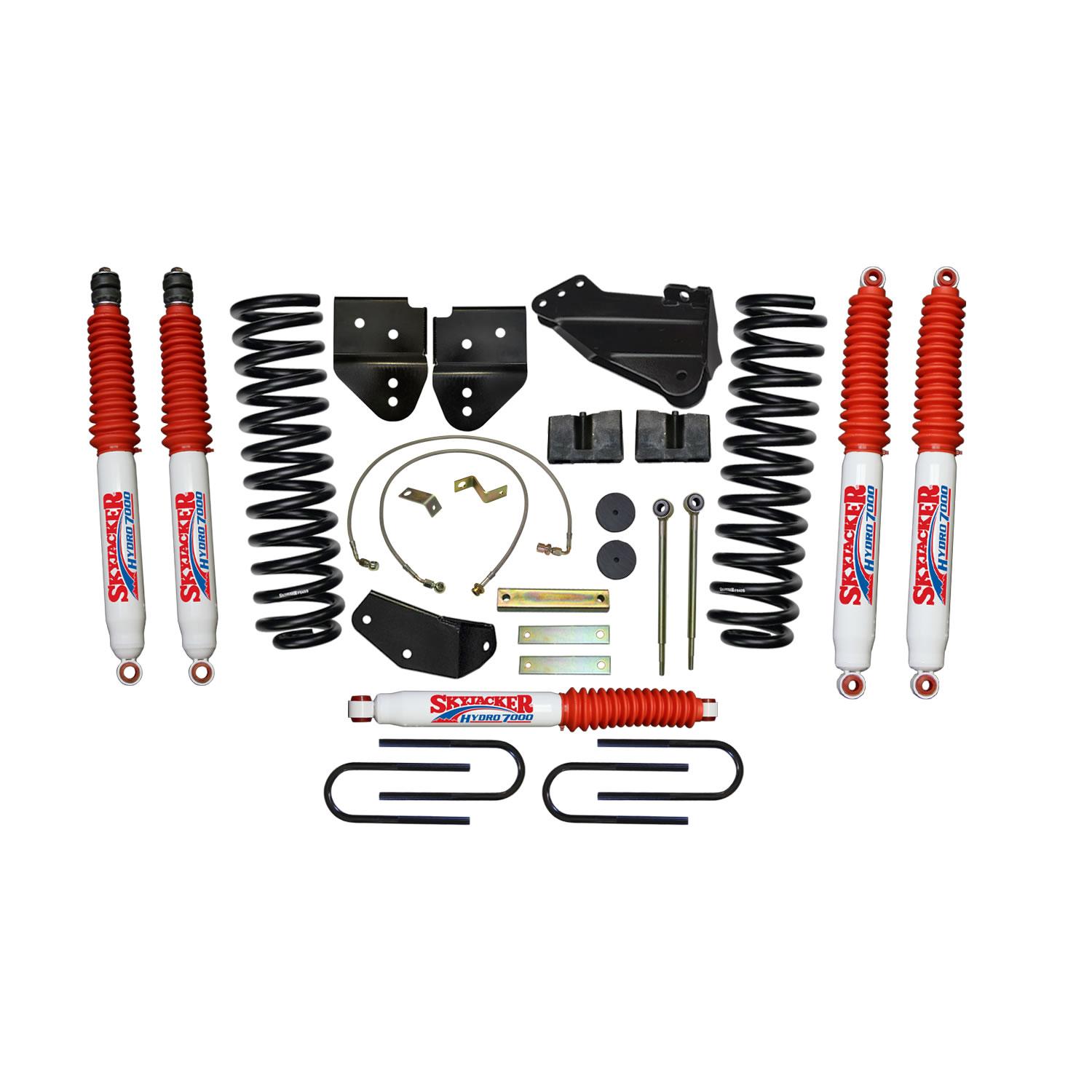 Skyjacker 4In. Kit 05&GT; F250 4Wd W/Gas (2005-2007 Ford F-250 Super Duty, Ford F-350 Super Duty) - F5401K-H