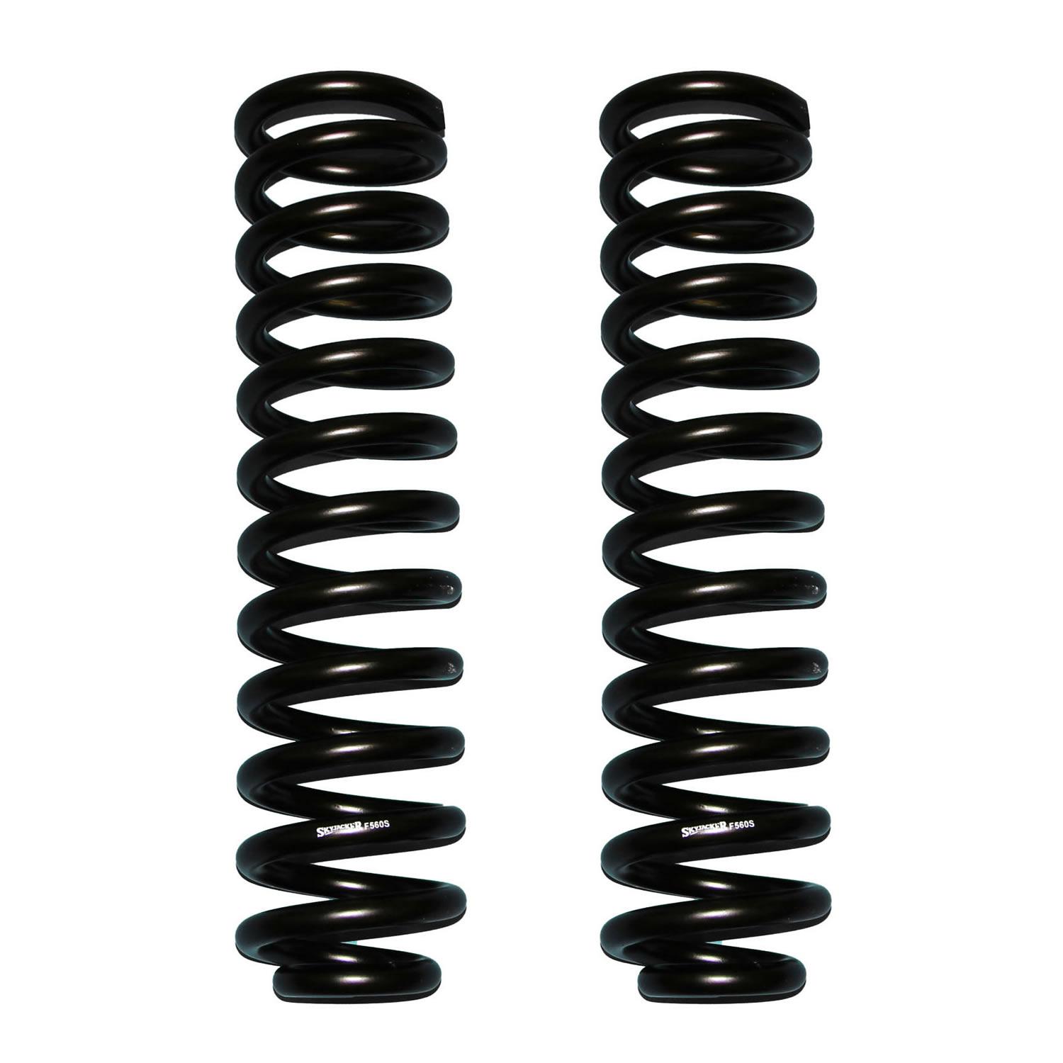 Skyjacker Softride Coil Spring Set Of 2 Front w/6 Inch Lift Black 05-18 Ford F-350/F-250 Super Duty - F560