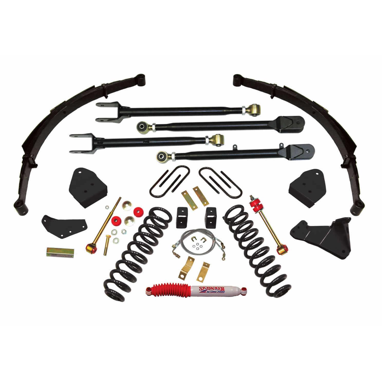 Skyjacker Lift Kit 6 Inch Lift System with Softride Coil Springs 05-07 Ford F-250 Super Duty - F56024KS