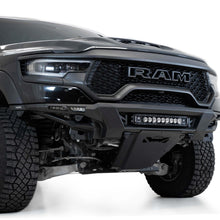 Addictive Desert Designs Ram TRX 2021 - Up Phantom Front Bumper With Mounts For Universal 20" RDS And Mounts For Universal 10" Single Row Light In Sides In Hammer Black With Satin Black Panels - F620263200103