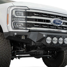 Addictive Desert Designs 2023-Up Ford Super Duty F250 - Bomber Front Bumper 4 Rigid 360 6" Mounts And Dually Mounts On Sides In Hammer Black With Satin Black Panels - F810014110103
