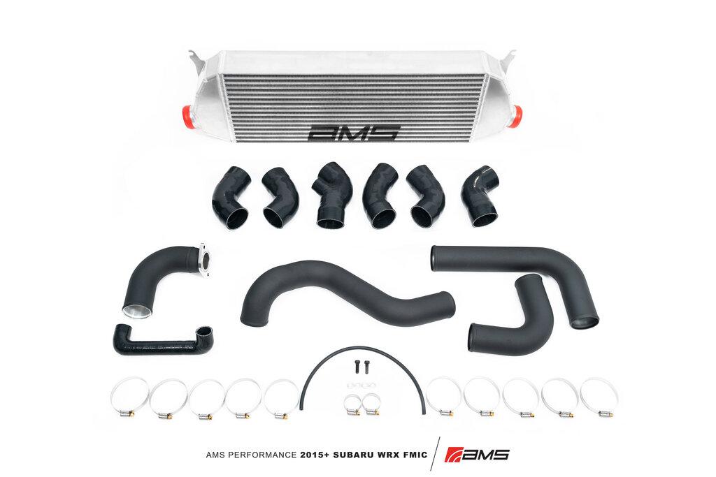 AMS Performance Ams 2015+ Subaru Wrx Front Mount Intercooler Kit - Full Kit Without Bumper Beam (2015-2021 WRX) - AMS.36.09.0001-6