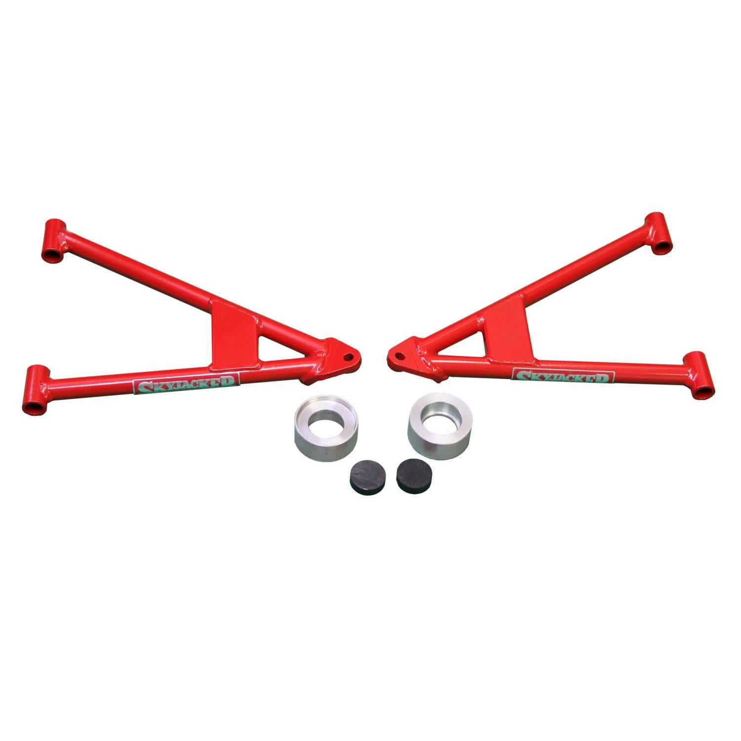 Skyjacker Forward A-Arm Kit 05-12 Polaris Ranger Incl. Front Lower A-Arms Front Strut Spacers 1 Inch Front Lift - FAA281
