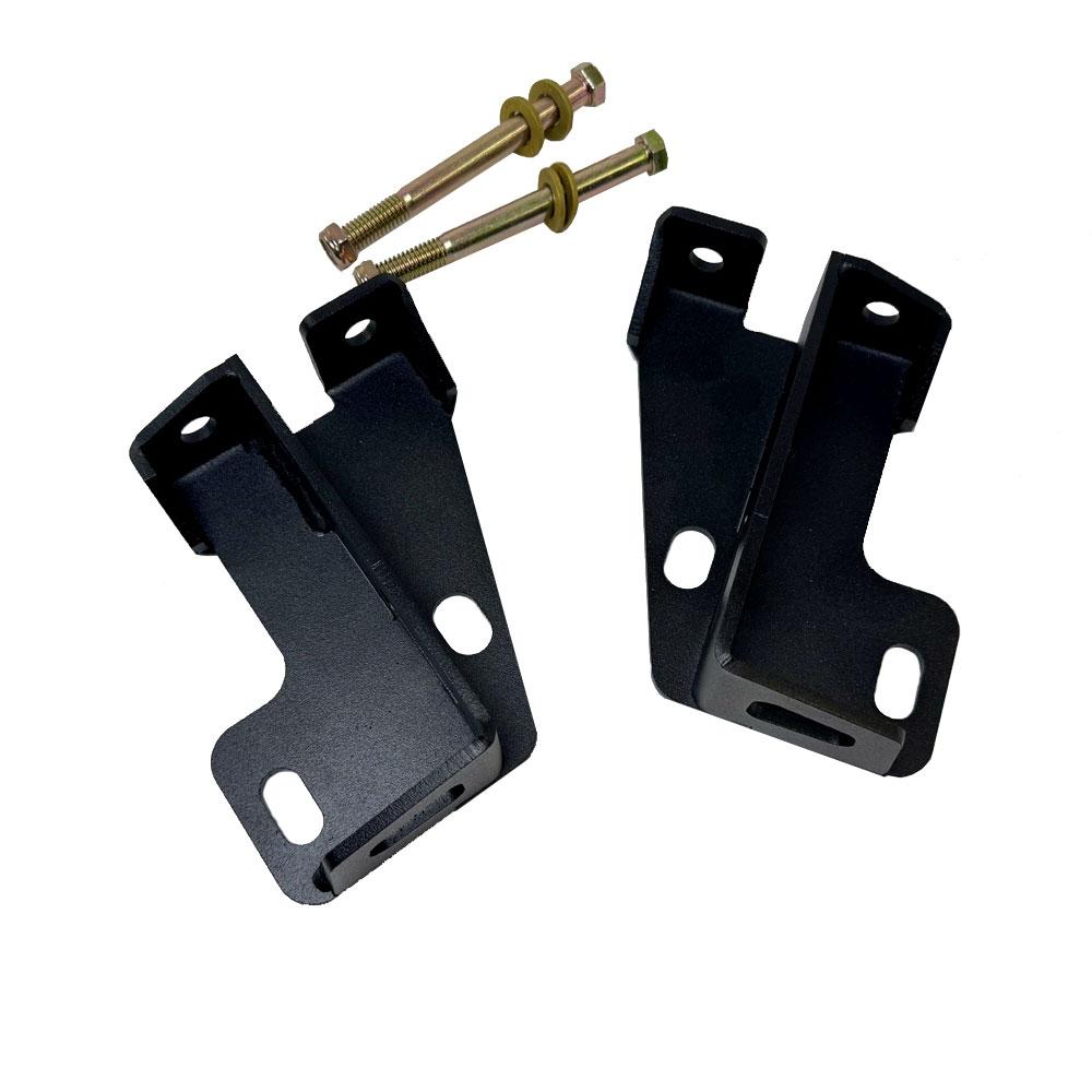 Rock Slide Engineering Flat Tow Brackets For 300 Series Bumpers (2018-2025 Wrangler, Gladiator) - FB-300-FTB
