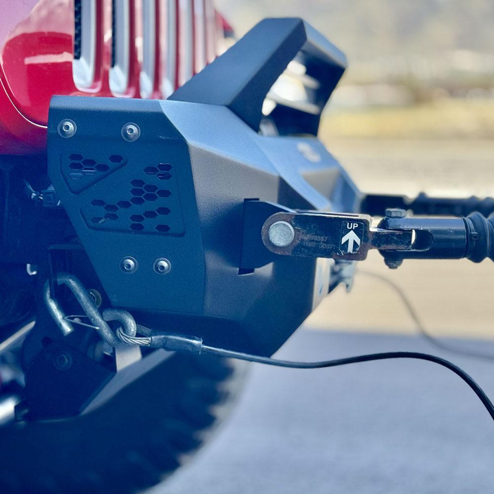 Rock Slide Engineering Flat Tow Brackets For 300 Series Bumpers (2018-2025 Wrangler, Gladiator) - FB-300-FTB