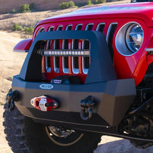 Rock Slide Engineering Jeep Bull Bar For Rigid Series Front Bumper Only Black Powdercoat - FB-BB
