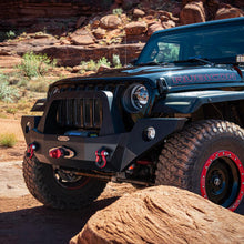 Rock Slide Engineering Jeep JL/JT Full Front Bumper For 18-Pres Wrangler JL/Gladiator Rigid Series Complete With Winch Plate (2018-2020 Wrangler, Gladiator) - FB-F-100-JL