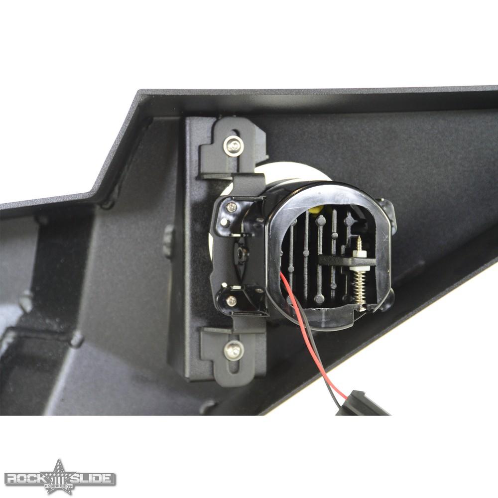 Rock Slide Engineering Jeep JL/JT Full Front Bumper For 18-Pres Wrangler JL/Gladiator Rigid Series Complete With Winch Plate (2018-2020 Wrangler, Gladiator) - FB-F-100-JL