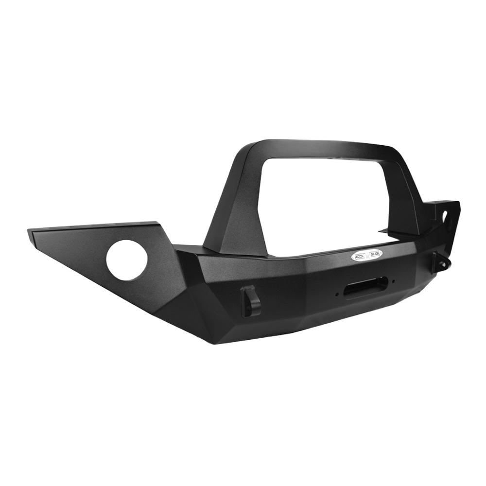 Rock Slide Engineering Jeep JL/JT Full Front Bumper For 18-Pres Wrangler JL/Gladiator Rigid Series Complete With Winch Plate (2018-2020 Wrangler, Gladiator) - FB-F-100-JL