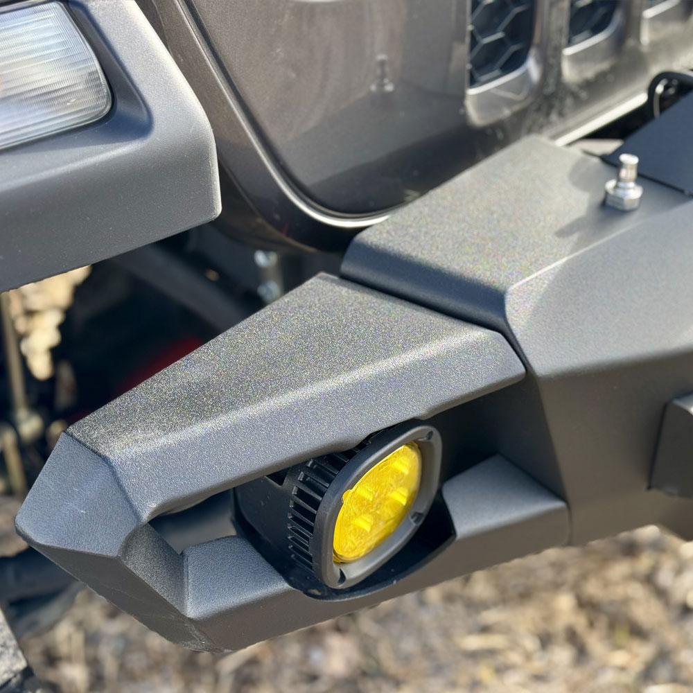 Rock Slide Engineering Mid Front Bumper With Winch Plate For 18-25 Jeep Wrangler JL 2-4 Door 20-25 Gladiator (2018-2025 Wrangler, Gladiator) - FB-F-300-JL