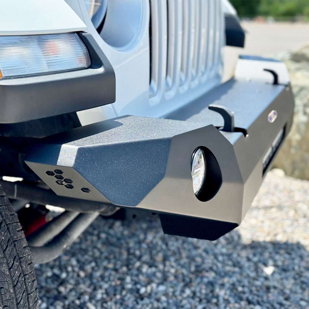 Rock Slide Engineering Appalachian Steel Entry Level Full Front Bumper Wrangler JL (2018-2025 Wrangler, Gladiator) - FB-F-400-JL