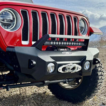 Rock Slide Engineering Shorty Front Bumper With Winch Plate For 18-25 Jeep Wrangler JL 2-4 Door 20-25 Gladiator (2018-2025 Wrangler, Gladiator) - FB-S-300-JL
