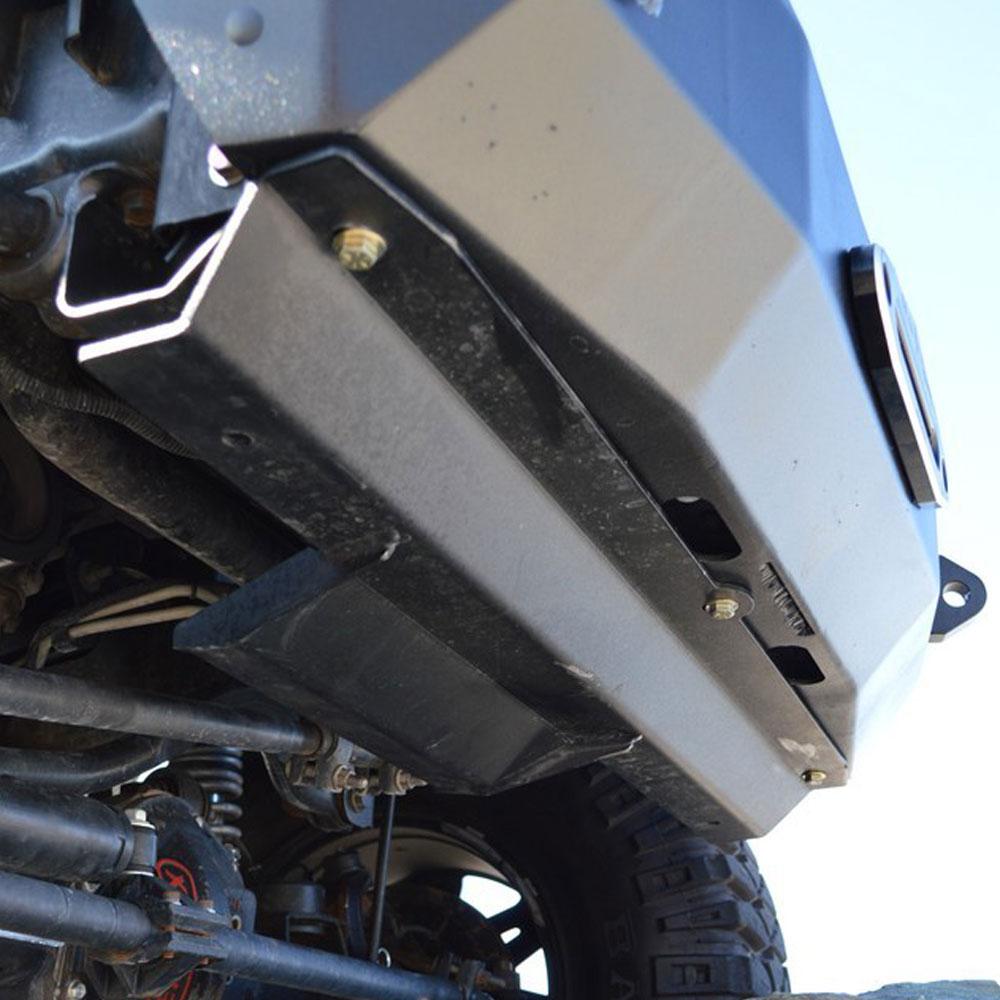 Rock Slide Engineering Jeep JK Front Bumper Skid Plate For 07-18 Wranger JK Rigid Series Steel Powdercoat Black (2007-2018 Wrangler, Wrangler JK) - FB-SP-100-JK