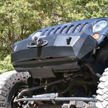 Rock Slide Engineering Jeep JK Front Bumper Skid Plate For 07-18 Wranger JK Rigid Series Steel Powdercoat Black (2007-2018 Wrangler, Wrangler JK) - FB-SP-100-JK