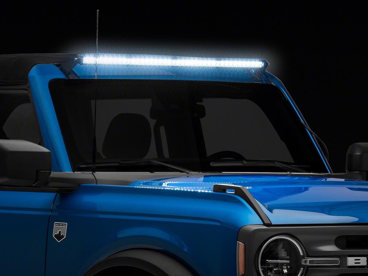 Raxiom Axial Series 40-Inch 200W Led Light Bar With Windshield Mounting Brackets (2021-2025 Bronco) - FB13196