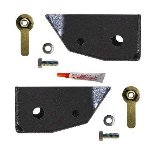 Skyjacker Rear Lower Shock Skid Plates Kit (2021-2025 Ford Bronco) - FB21RSS