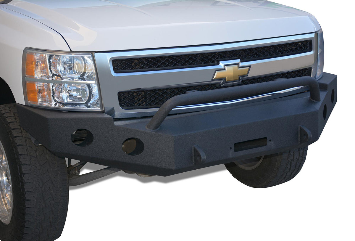 DV8 Offroad Truck Front Full Size Bumper (2007-2013 Silverado 1500) - FBCS1-01
