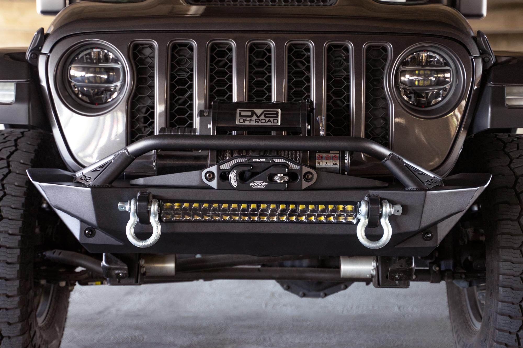 DV8 Offroad Jeep Wrangler Jk/Jl &Amp; Gladiator Jt Fs-1 Series Stubby Front Bumper - FBJL-11