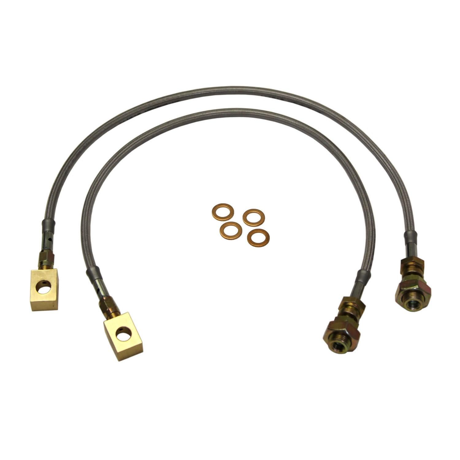 Skyjacker Stainless Steel Brake Line 70-78 Blazer/Pickup Front 7200 GVWR Or Less Lift Height 3-4 Inch Pair - FBL16