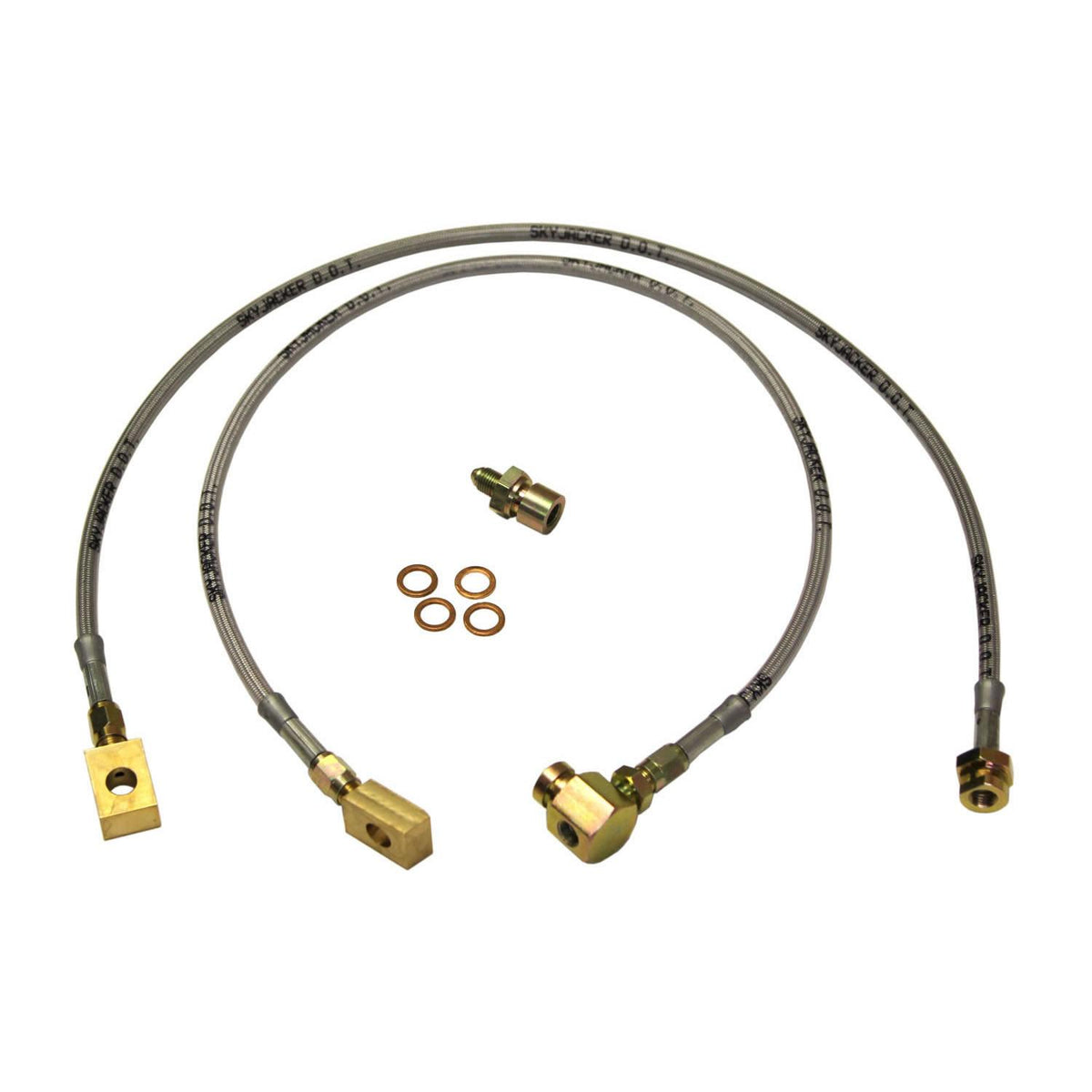 Skyjacker Ford Stainless Steel Brake Line 83-97 Ranger 84-90 Bronco II Front Lift Height 8 Inch Pair - FBL38