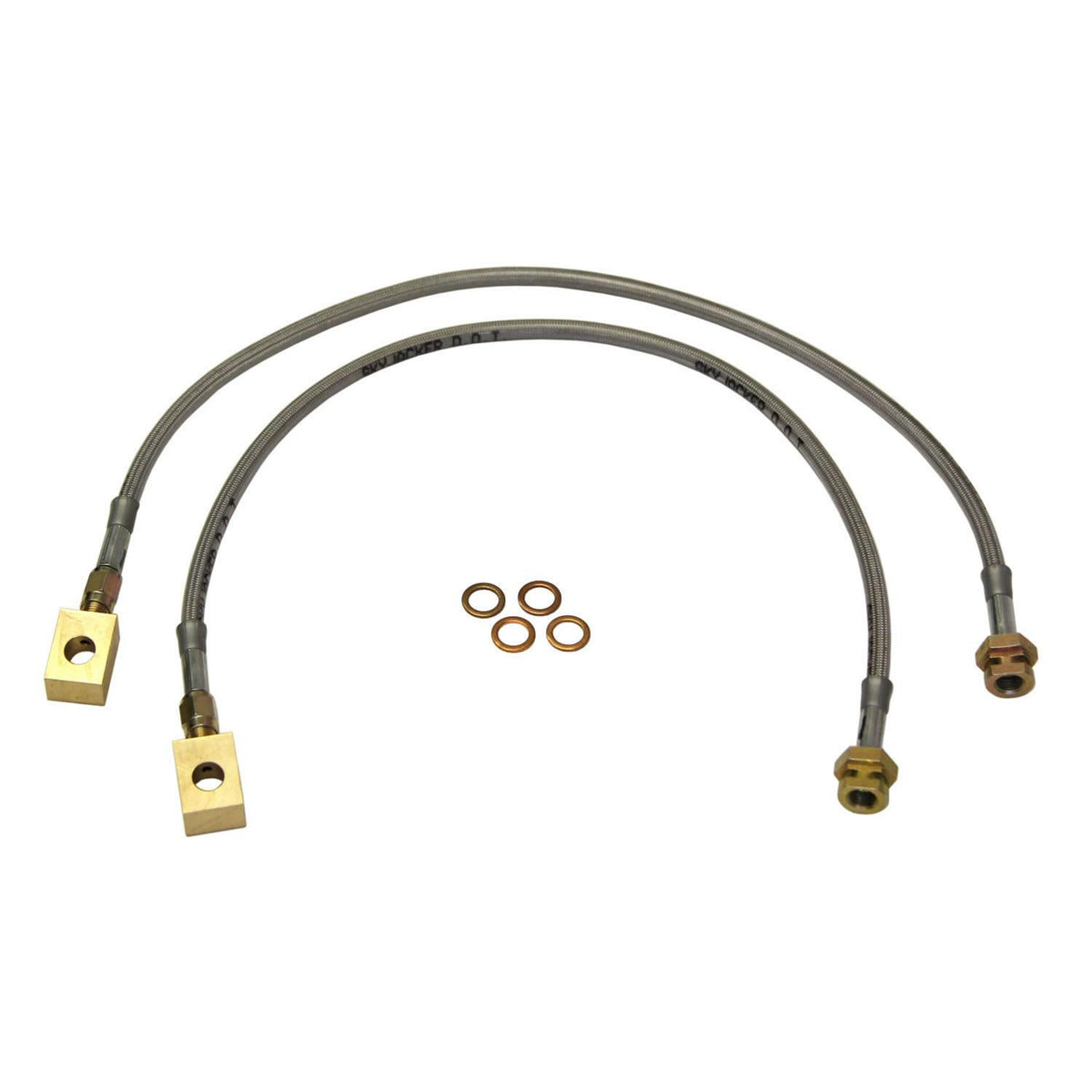 Skyjacker Jeep Stainless Steel Brake Line 79-91 Front Lift Height 2.5-5 Inch Pair - FBL40