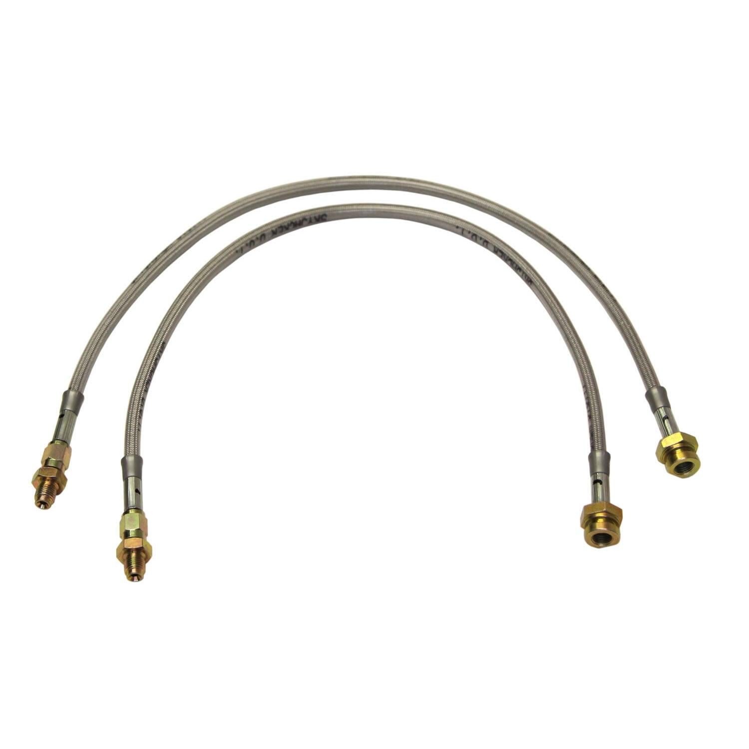 Skyjacker Jeep CJ Stainless Steel Brake Line 74-75 Ceep CJ5/CJ6 Front Lift Height 2.5-4 Inch Pair - FBL42