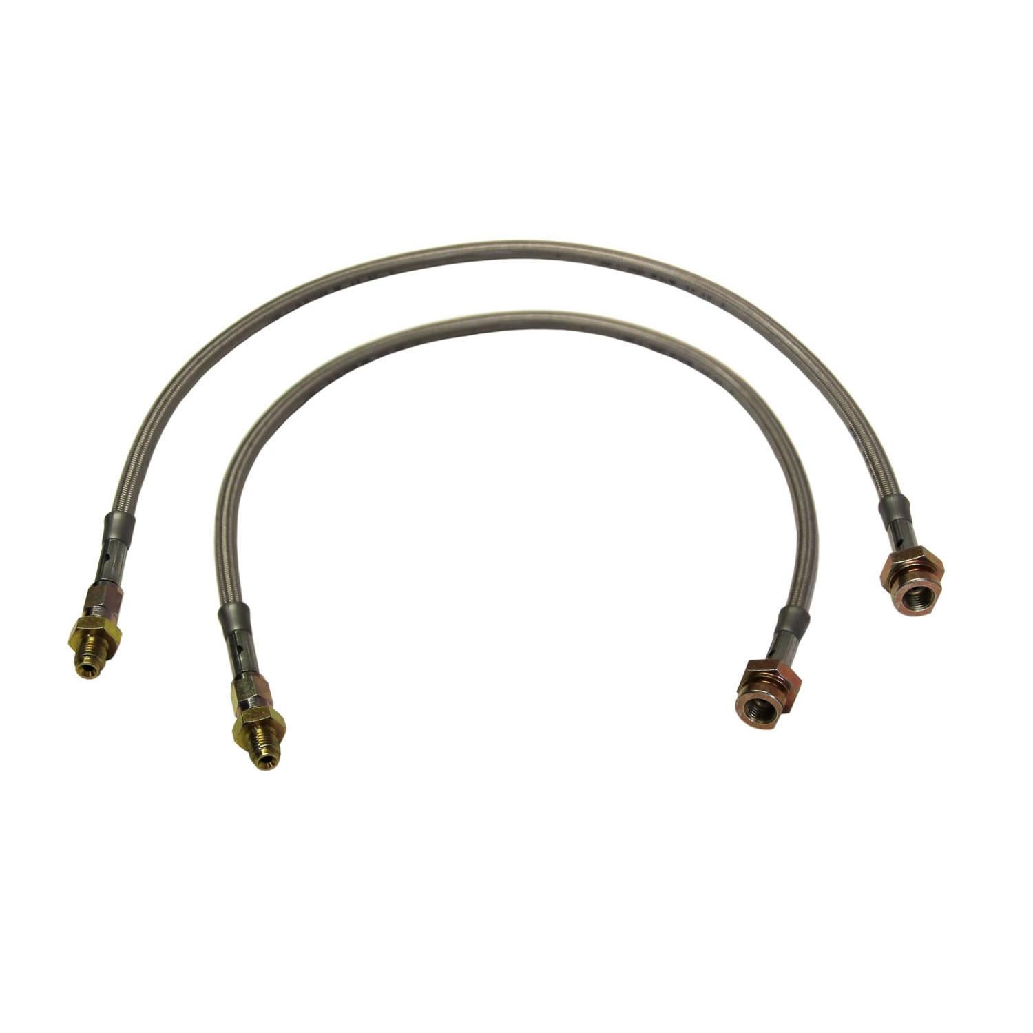 Skyjacker Jeep Stainless Steel Brake Line 76-81 CJ5/CJ7 Scrambler Front Lift Height 3-5 Inch Pair - FBL46
