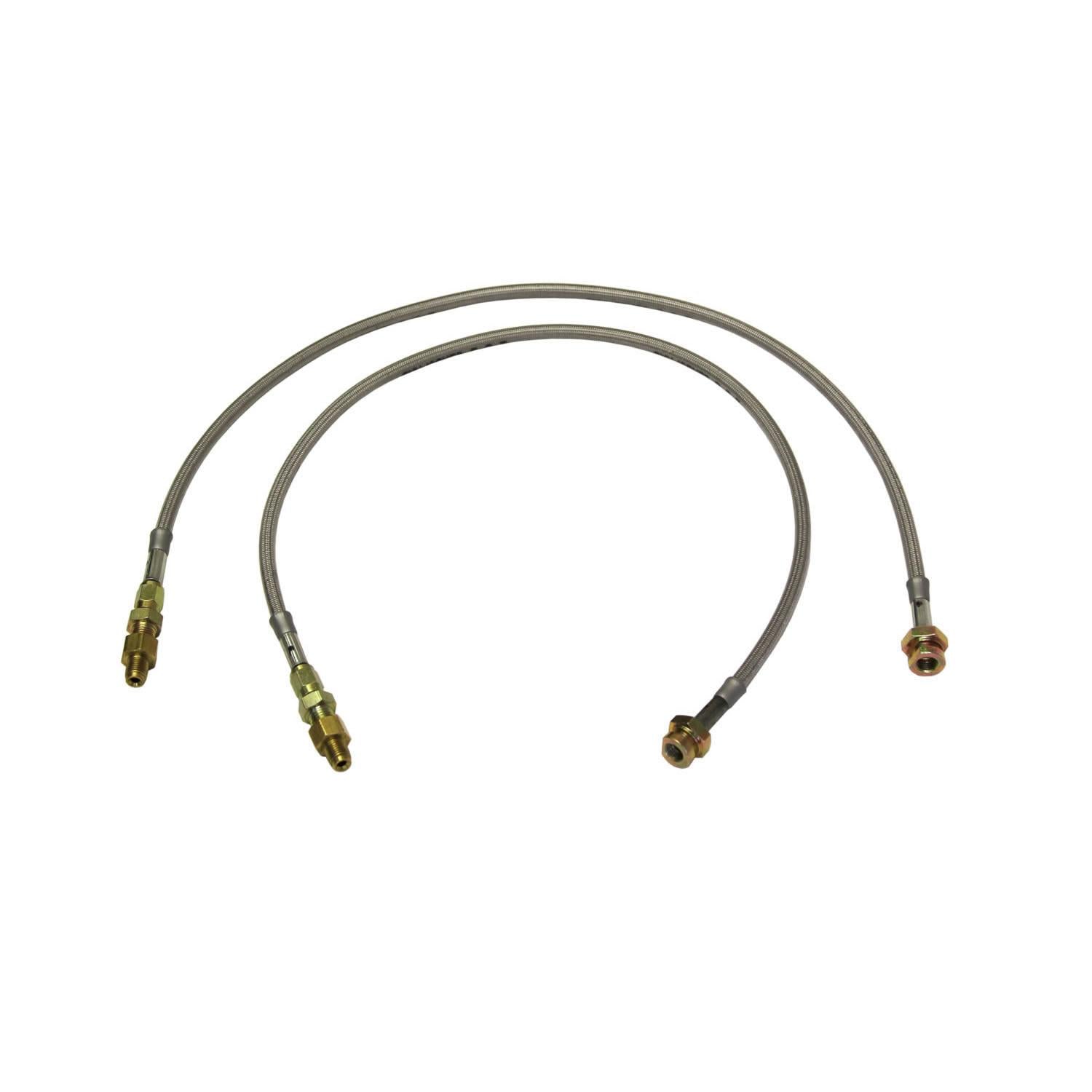 Skyjacker Dodge Stainless Steel Brake Line 68-73 W Series Front Lift Height 4-8 Inch Pair - FBL61