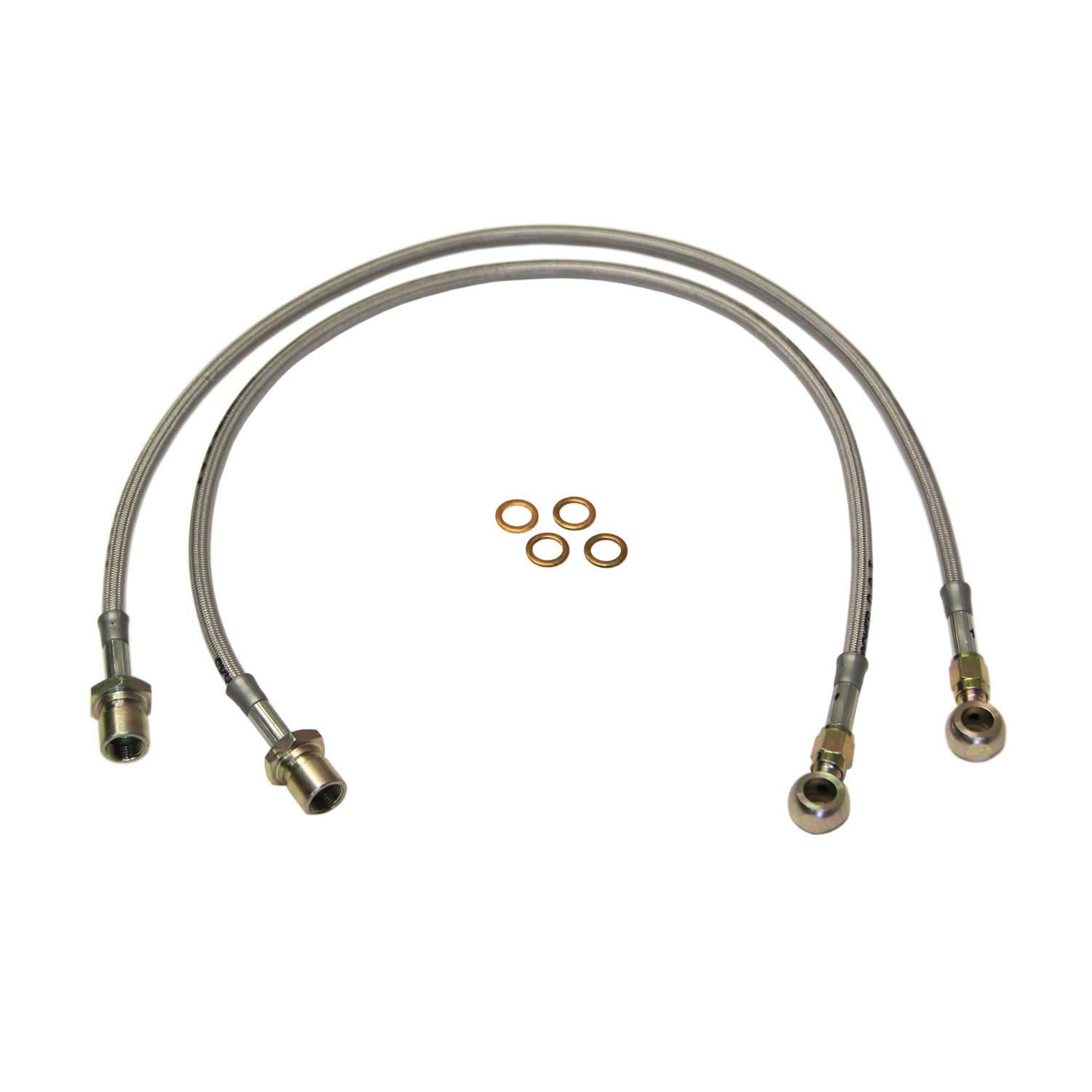 Skyjacker Silverado/Sierra Stainless Steel Brake Line 07-07 Silverado/Sierra 1500 Front Lift Height 5-7 Inch Pair - FBL83