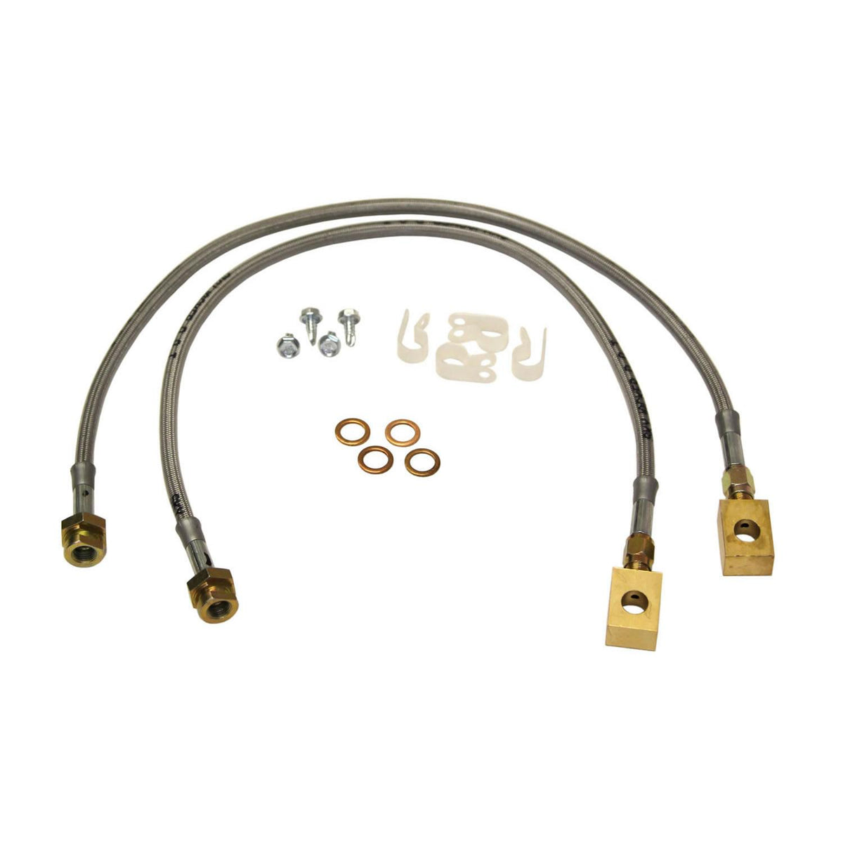 Skyjacker Chevy/GMC Stainless Steel Brake Line 88-98 Pickup/Suburban Front Lift Height 0-3 Inch Pair - FBL97