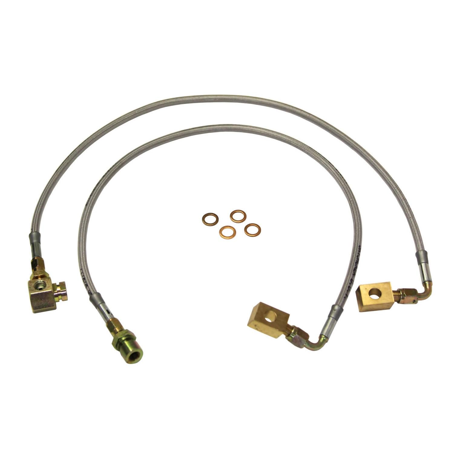 Skyjacker Superduty Stainless Steel Brake Line 99 F-250/F-350 Superduty Front Lift Height 4-8 Inch Pair - FBL99
