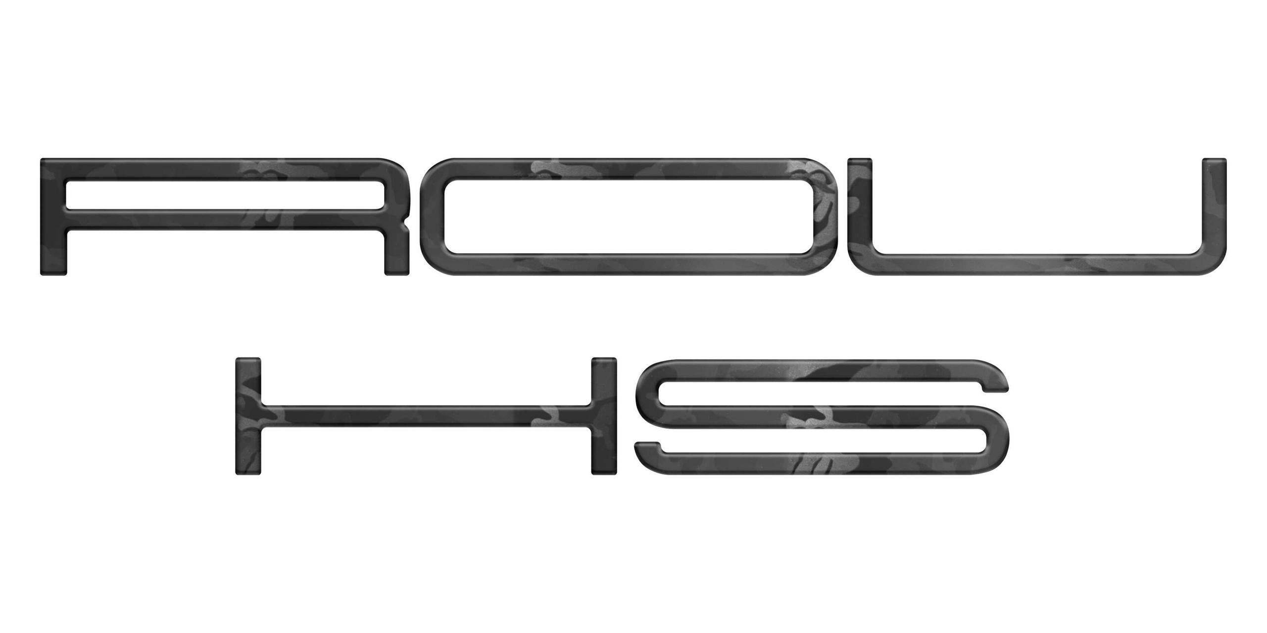 TUFSKINZ ROUSH Grill Letter Inserts (2015-2018 F-150) - FDD002-RBS-M