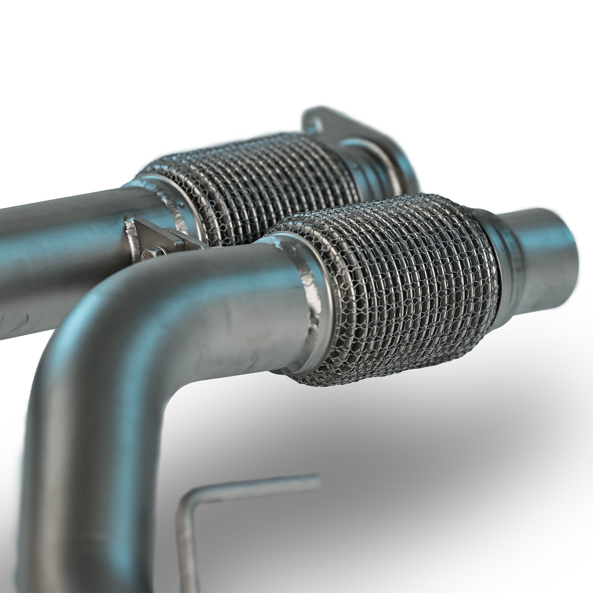 cp-e QKspl Downpipe flex section detail