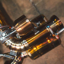 Valvetronic Designs 2013-2015 Ferrari 458 Speciale 4.5L Full Exhaust System With 200 Cell Free Flow Pipes, Grade 5 Titanium Bespoke OEM Style Valvetronic Tips - FER.458S.VSES.2CC.TI
